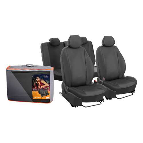 Чехлы для Ford Focus II (04-) Лима 13 1/3 экокожа перф. черн. AIRLINE ACCS-L-22 в Лукойл