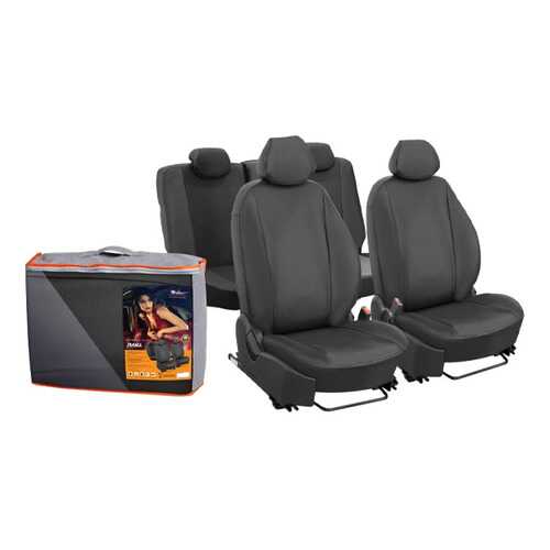 Чехлы для Mitsubishi Outlander Лима 13 1/3 экокожа перф. черн. AIRLINE ACCS-L-62 в Лукойл