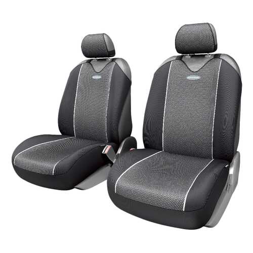Комплект чехлов-маек Autoprofi Carbon Plus CRB-402Pf BK/GY в Лукойл