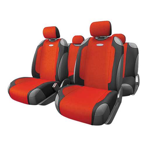Комплект чехлов-маек Autoprofi Generation GEN-805T BK/RD в Лукойл