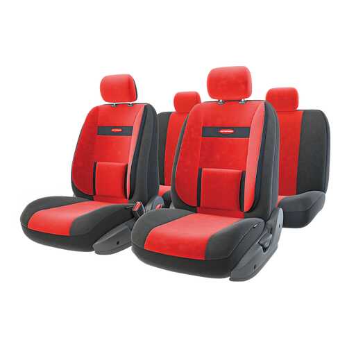 Комплект чехлов на сиденья Autoprofi Comfort COM-1105 BK/RD (M) в Лукойл