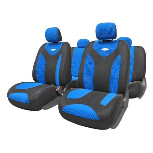 Комплект чехлов на сиденья Autoprofi Matrix MTX-1105 BK/BL (M) в Лукойл