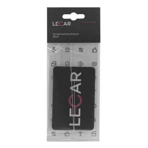 Ароматизатор LECAR пропитанный пластинка черный лед LECAR000062412 в Лукойл