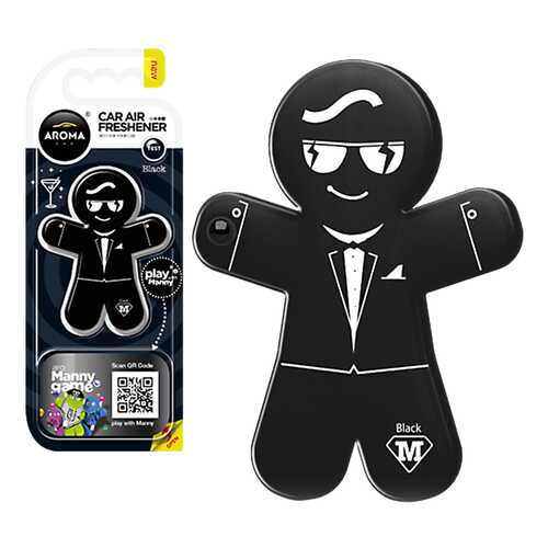 Ароматизатор Manny Black, Пластиковый Aroma Car арт. A92993 в Лукойл