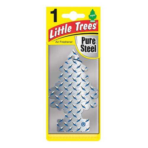 Ароматизатор подвесной LITTLE TREES Стальная сила, елочка U1P-17152-RUSS в Лукойл
