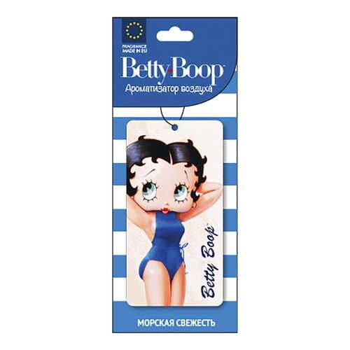 Ароматизатор пропитанный подвесной пластинка Betty Boop морская свежесть AURAMI BP-203 в Лукойл