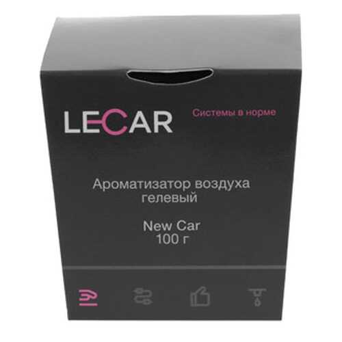 Ароматизатор возздуха LECAR гелевый New Car 100 гр. (баночка) LECAR000182412 в Лукойл