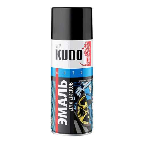 Эмаль для дисков черная KUDO ,520 мл в Лукойл