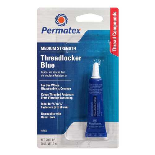 Средство для фиксации винтов Permatex Medium Strenge Threadlocker 6мл 24200 в Лукойл