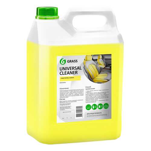 Очиститель салона автомобиля GRASS Universal cleaner 5.4л 5400г 5400г 125197 в Лукойл