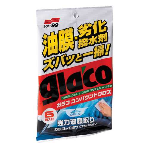 Салфетка автомобильная Soft99 Glaco Compound Sheet (4063) в Лукойл