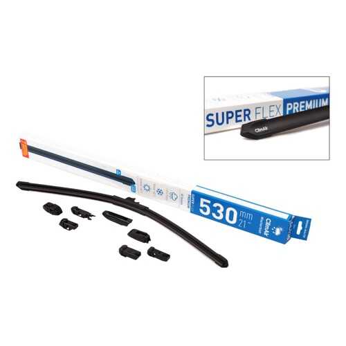 Щетка стеклоочистителя adapter Kit ClimAir SUPER FLEX PREMIUM 21 (530mm), 7 переходников в Лукойл