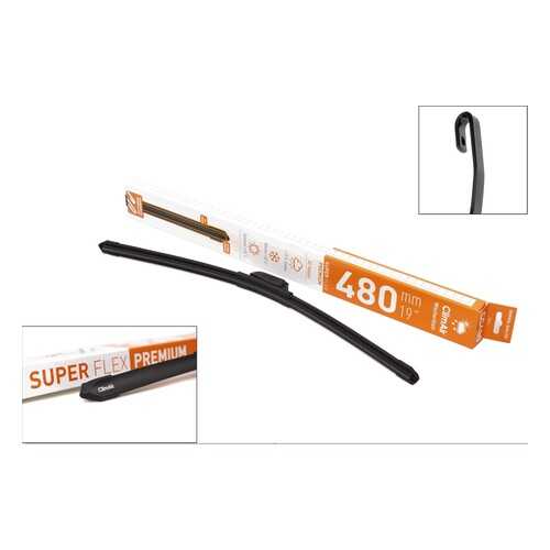 Всесезонная бескаркасная щетка стеклоочистителя ClimAir SUPER FLEX PREMIUM 19 (480mm) в Лукойл
