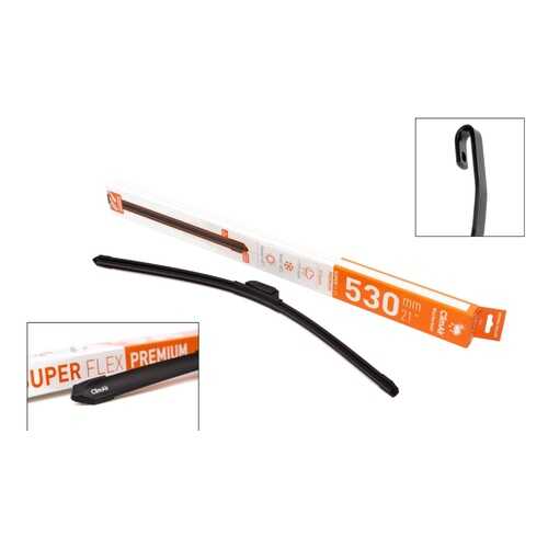 Всесезонная бескаркасная щетка стеклоочистителя ClimAir SUPER FLEX PREMIUM 21 (530mm) в Лукойл
