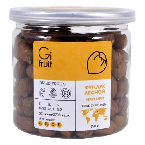 Фундук лесной Gifruit, 190г в Лукойл