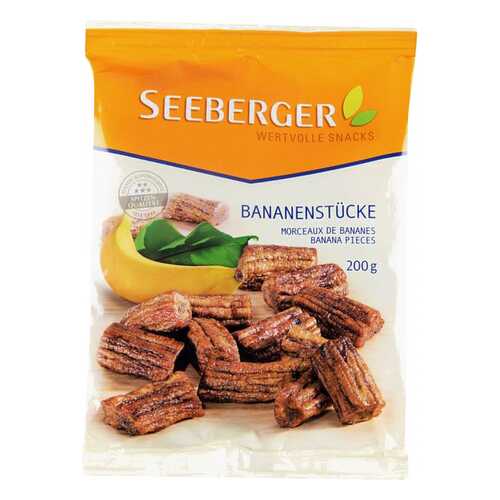 Сухофрукты Seeberger бананы кусочками 200 г в Лукойл