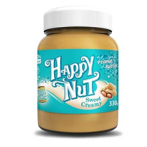 Арахисовая паста Happy Nut Sweet Creamy сладкая в Лукойл