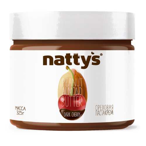 Паста Nattys Dark cherry ореховая с вишней и мёдом 325 г в Лукойл