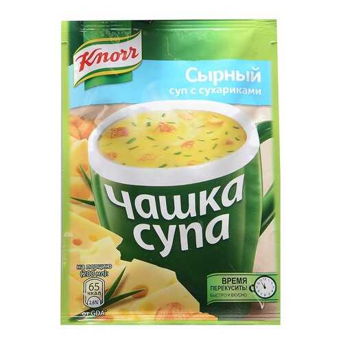 Суп Knorr чашка сырный с сухариками 15 г в Лукойл