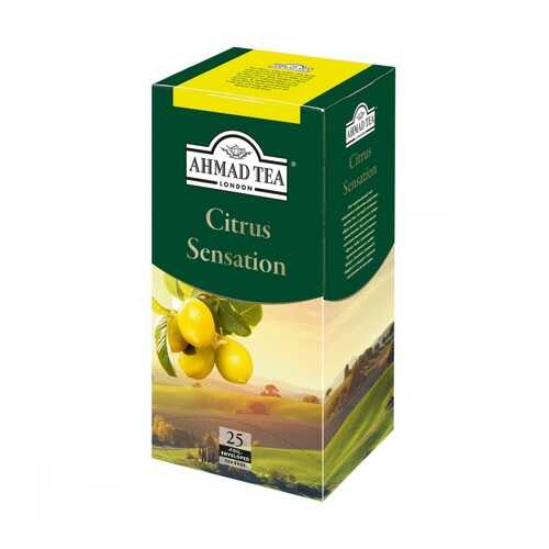 Чай Ahmad Citrus Sensation черный с лаймом 25 пакетиков в Лукойл