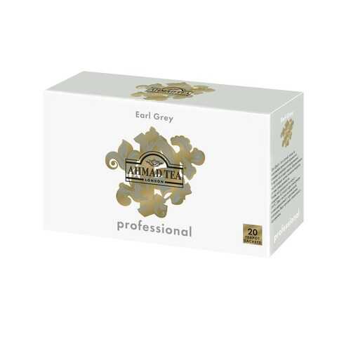 Чай Ahmad Tea Professional, Эрл Грей, чёрный, листовой, в пакетах для чайников, 20х5г в Лукойл