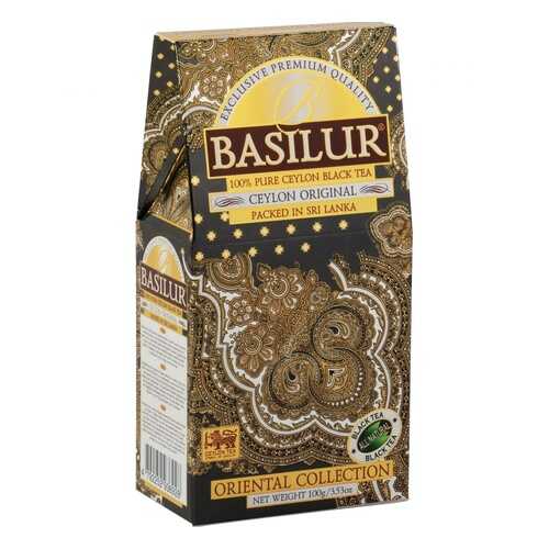 Чай Basilur Ceylon Original, черный листовой, 100 гр в Лукойл