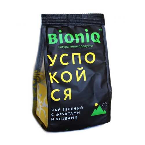 Чай BioniQ Успокойся зелёный, с добавками, 50 гр в Лукойл