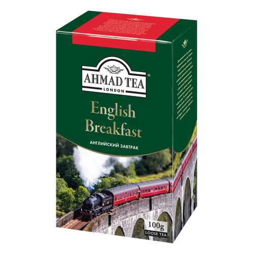 Чай черный Ahmad Tea english breakfast 100 г в Лукойл