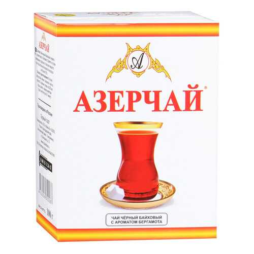 Чай черный Азерчай байховый c ароматом бергамота 100 г в Лукойл