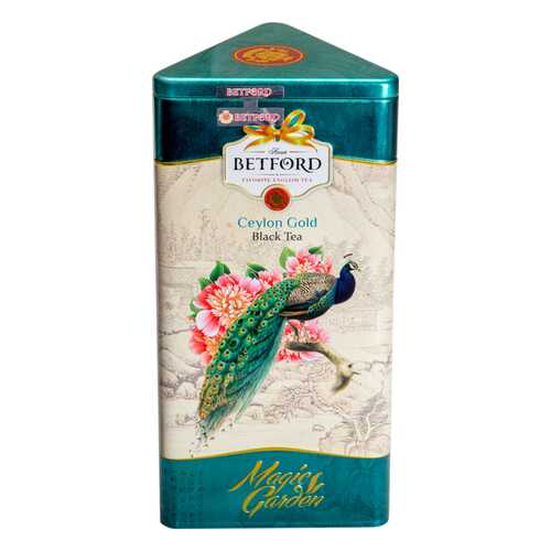 Чай черный Betford Magic garden павлин 300 г в Лукойл