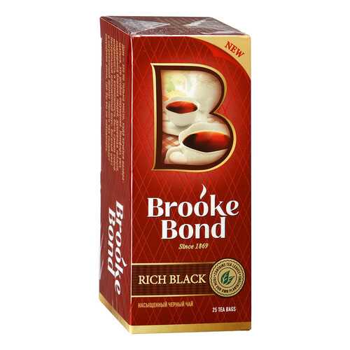 Чай черный Brook Bond насыщенный 25 пакетиков в Лукойл