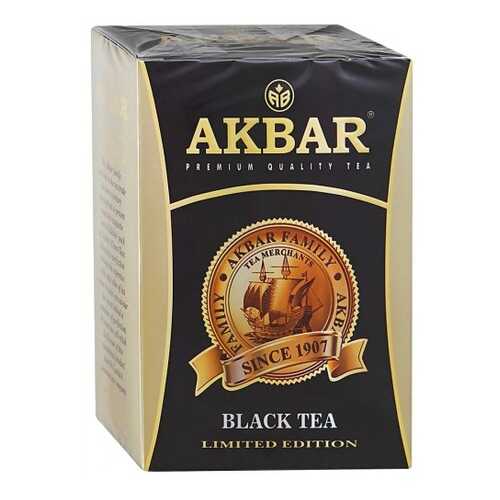 Чай черный листовой Akbar limited edition с медалью 200 г в Лукойл