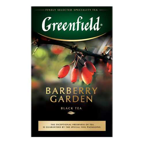 Чай черный листовой Greenfield Barberry Garden 100 г в Лукойл