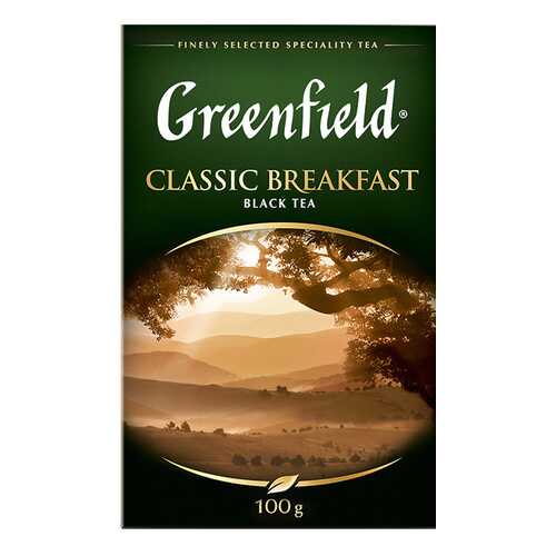 Чай черный листовой Greenfield Classic Breakfast 100 г в Лукойл