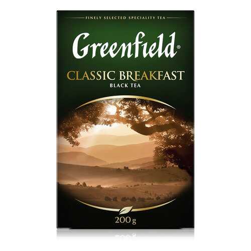 Чай черный листовой Greenfield Classic Breakfast 200 г в Лукойл