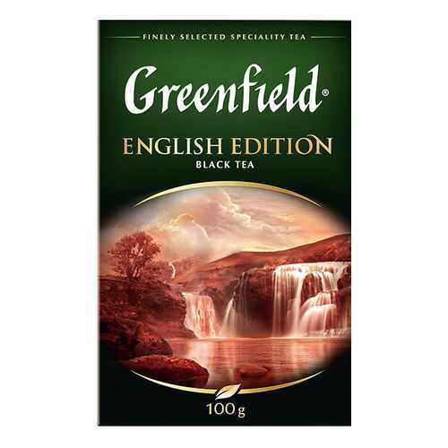 Чай черный листовой Greenfield English Edition 100 г в Лукойл