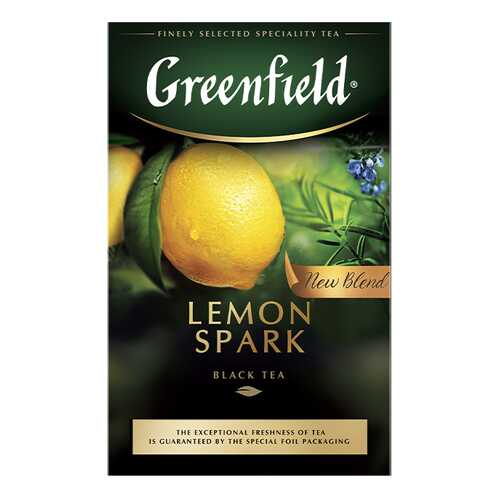 Чай черный листовой Greenfield Lemon Spark 100 г в Лукойл
