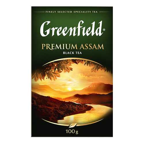 Чай черный листовой Greenfield Premium Assam 100 г в Лукойл