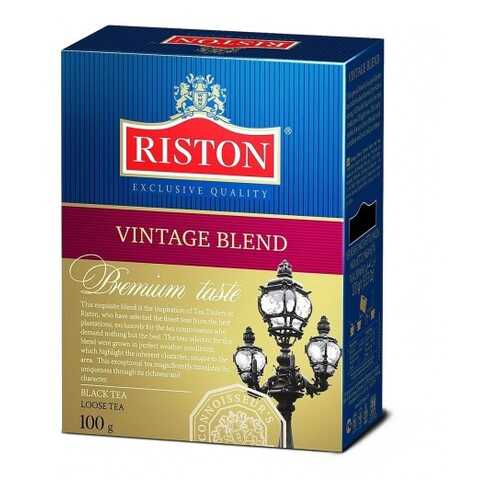Чай черный листовой Riston винтэйдж бленд 100 г в Лукойл