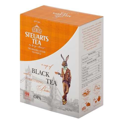 Чай черный листовой Steuarts black tea OPA 250 г в Лукойл