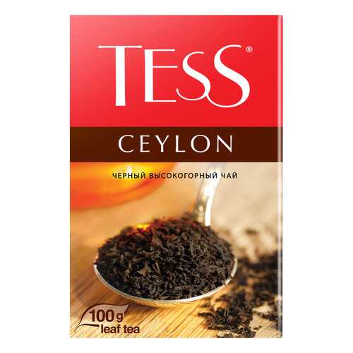 Чай черный листовой Tess Ceylon 100 г в Лукойл