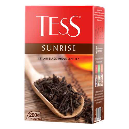 Чай черный листовой Tess Sunrise 200 г в Лукойл