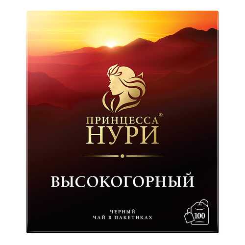 Чай черный Принцесса Нури Высокогорный 100 пакетиков в Лукойл