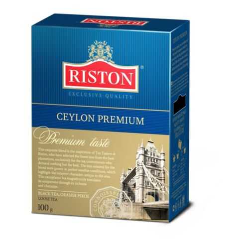Чай черный Riston ceylon premium 100 г в Лукойл