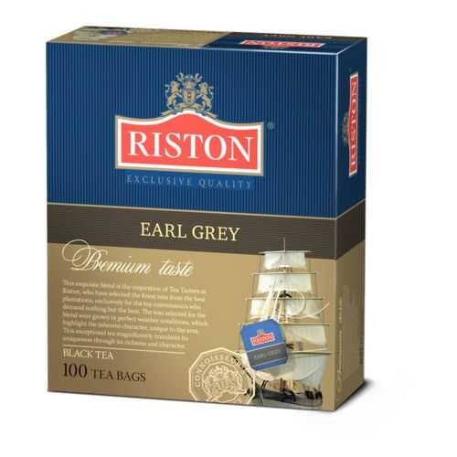 Чай черный Riston earl grey 100 пакетиков в Лукойл
