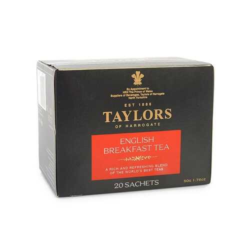 Чай черный Taylors of Harrogate Английский завтрак 20*2.5 г в Лукойл