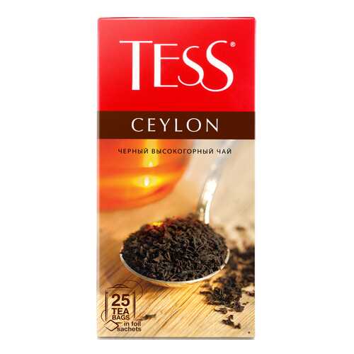 Чай черный Tess Ceylon 25 пакетиков в Лукойл