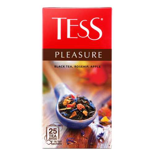 Чай черный Tess Pleasure 25 пакетиков в Лукойл