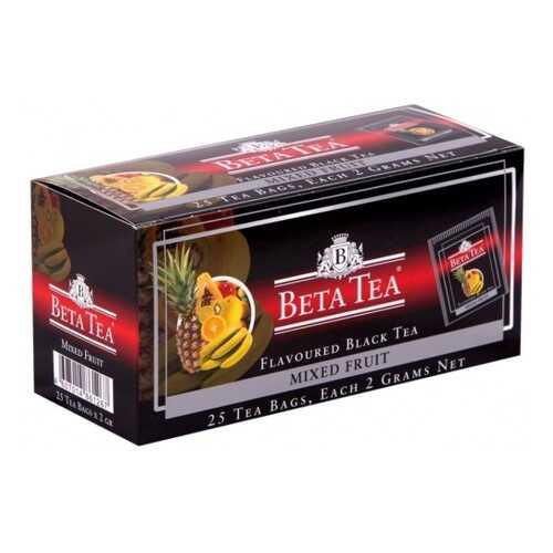 Чай черный в пакетиках для чашки Beta Tea мультифрукт 25*2 г в Лукойл