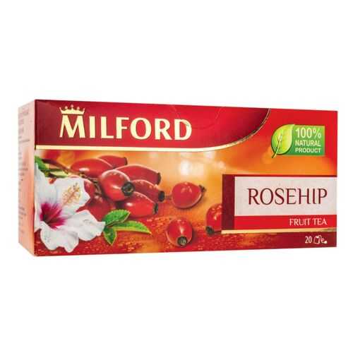 Чай фруктовый Milford rosehip 20 пакетиков в Лукойл